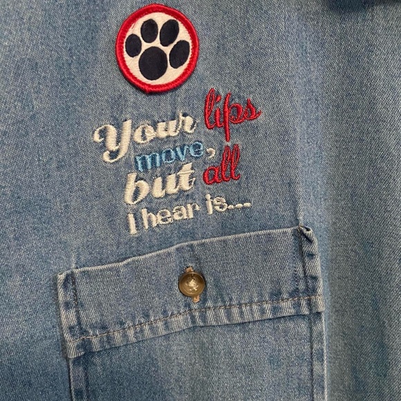 Scooby Doo Vintage Y2K Denim Vest - Picture 5 of 7